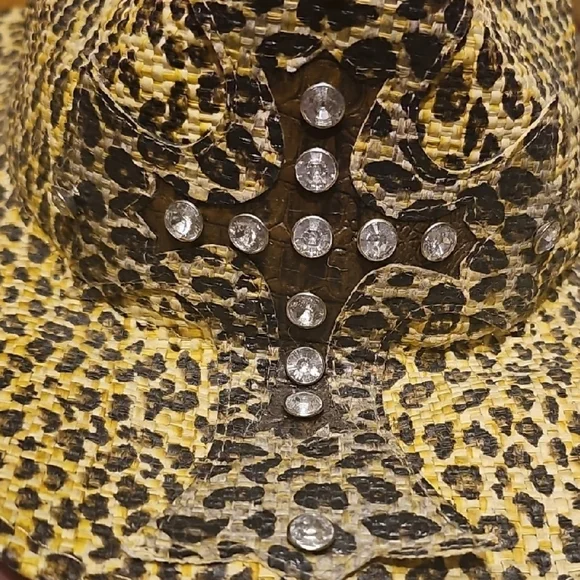 Peter Grimm Yellow and Black Cowboy Hat - Picture 1 of 9